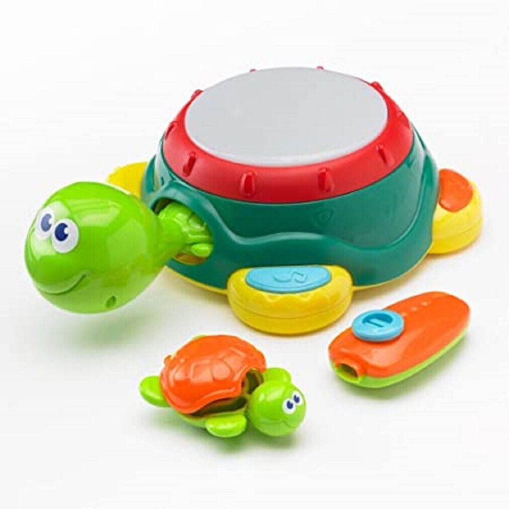 Jumping Beans Turtles Tunes Toddler Muscial Set Kazoo Drum Maraca Castanets NIB